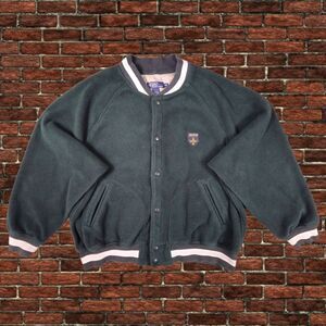 VINTAGE POLO RALPH LAUREN VARSITY FLEECE JACKET